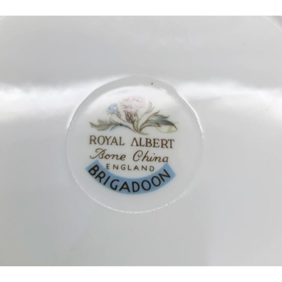 Royal Albert Small Bowls Brigadoon Thistles Set Fruit Dessert Bone China RB206 - Picture 4 of 5